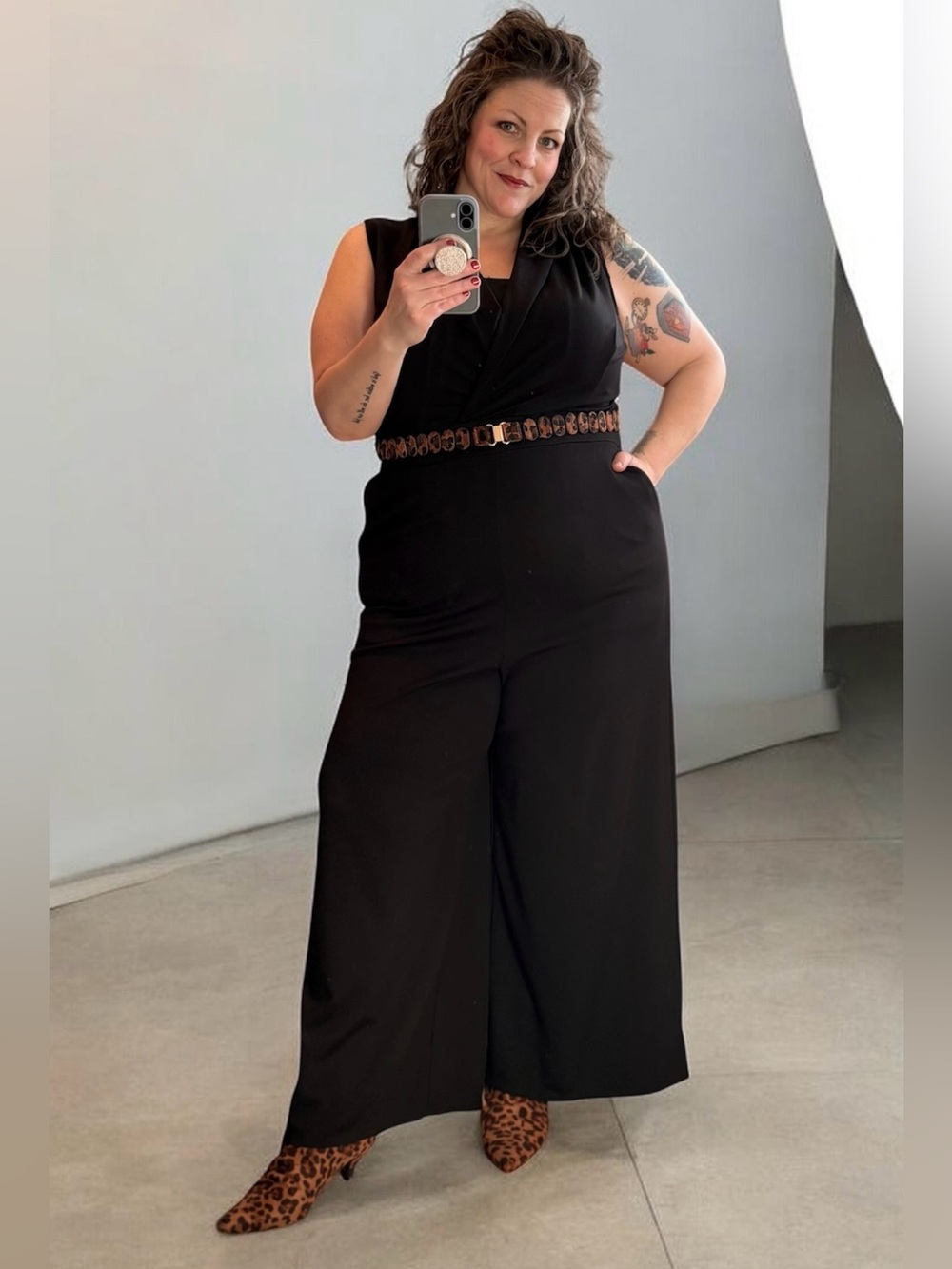 Torrid Shawl-Collar Ponte Jumpsuit
